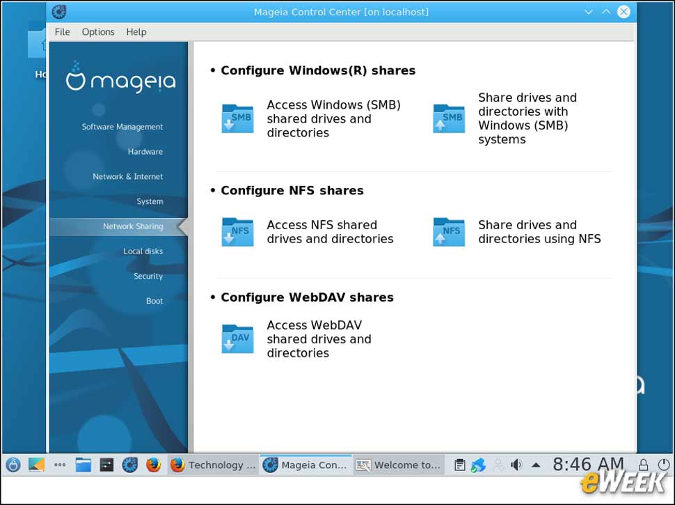 5 - Mageia Provides Easy Windows Sharing