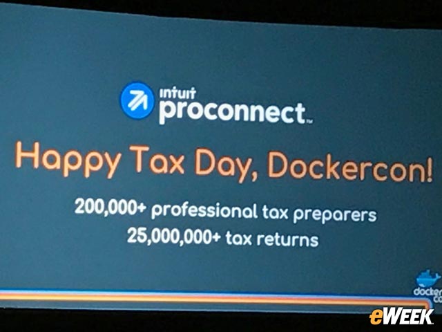 Tax Day 2017 Powered by Docker